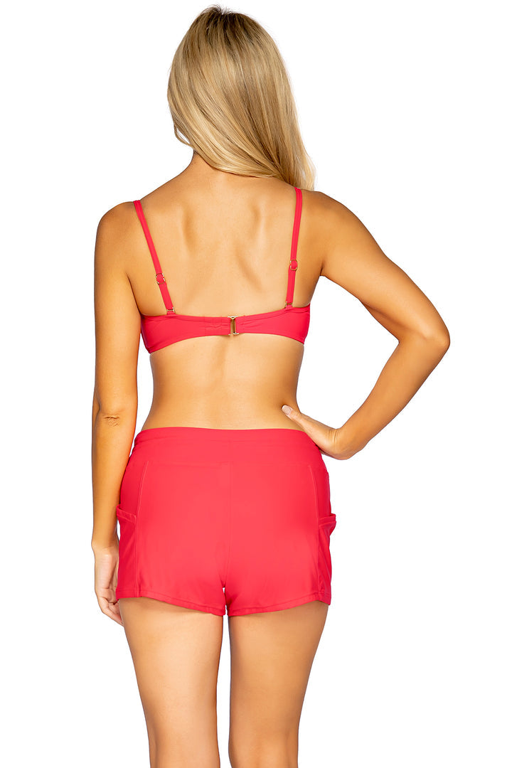 Sunsets Escape Geranium Laguna Swim Short Bottom Canyon Beachwear